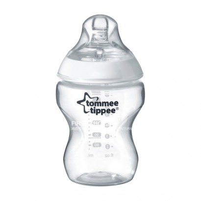 Tommee Tippee 英國湯美天地寬口防脹氣PP奶瓶 260ml 0-3個月 海外本土原版