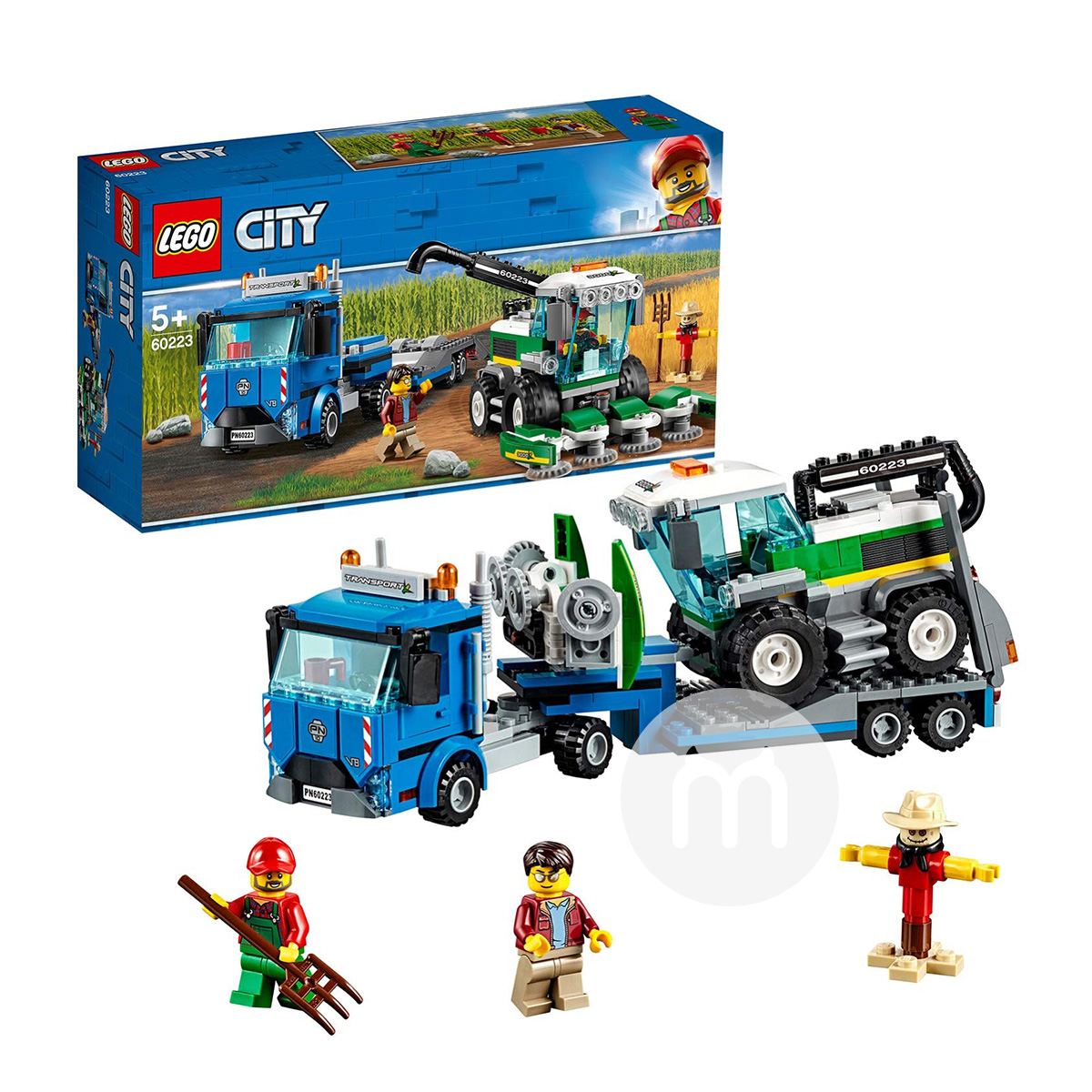 LEGO 丹麥樂高城市系列收割機運輸車60223 海外本土原版