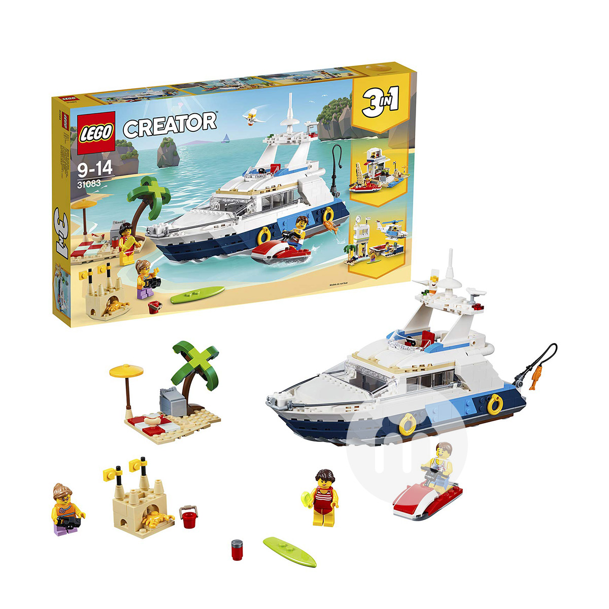 LEGO 丹麥樂高創造者系列冒險遊艇31083 海外本土原版