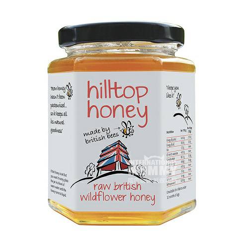 Hilltop Honey 英國山頂蜂蜜野花蜂蜜340g 海外本土原版