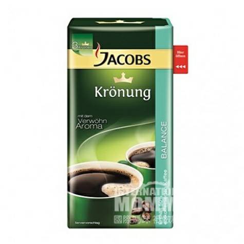 JACOBS 德國雅各布斯皇冠平衡烘焙咖啡粉500g 海外本土原版