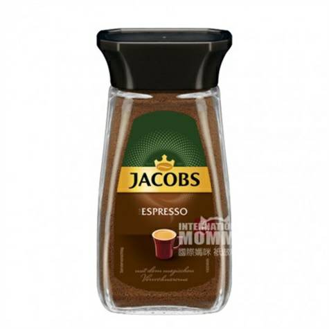 JACOBS 德國雅各布斯速溶意式黑咖啡100g 海外本土原版