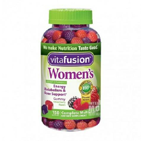 Vitafusion 美國Vitafusion女士綜合維生素軟糖150粒 海外本土原版