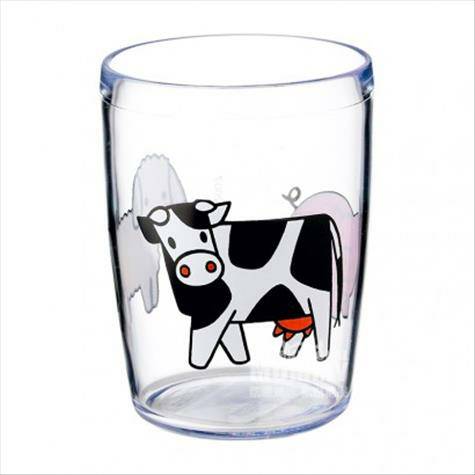 Rosti mepal 荷蘭Rosti mepal牛系列寶寶透明仿玻璃杯 海外本土原版