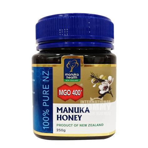 Manuka health 新西蘭蜜紐康活性麥盧卡蜂蜜MGO400+ 250g 海外本土原版