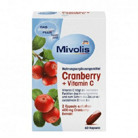 Mivolis 德國Mivolis蔓越莓維生素C膠囊 海外本土原版