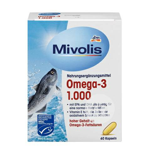 Mivolis 德國Mivolis歐米茄3深海魚油膠囊 海外本土原版