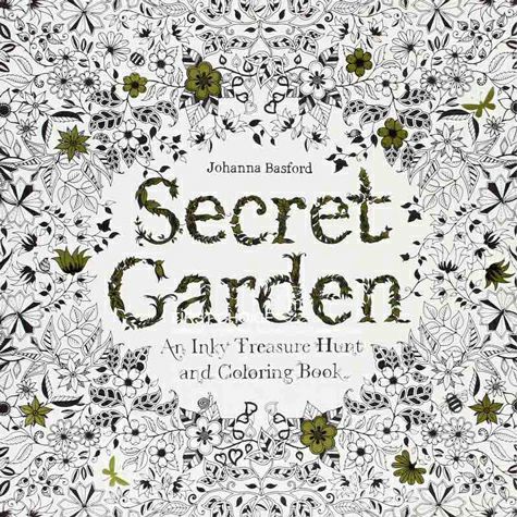 Secret Garden 英國秘密花園手繪填色繪本書英文版 海外本土...