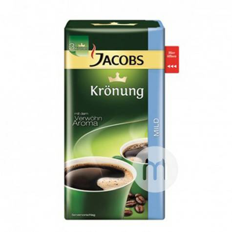JACOBS 德國雅各布斯皇冠溫和咖啡粉500g 海外本土原版