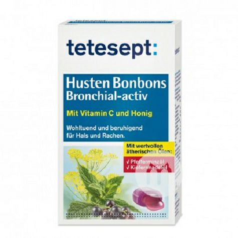 Tetesept 德國Tetesept維生素C夾心潤喉含片 海外本土原版