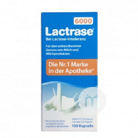 Lactrase 德國Lactrase乳糖酶6000單位不耐受奶伴侶 海外本土原版