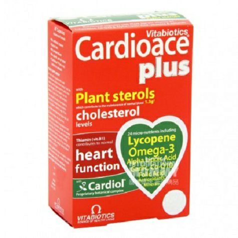 Vitabiotics 英國Cardioace Plus加強版護心營養片 海外本土原版