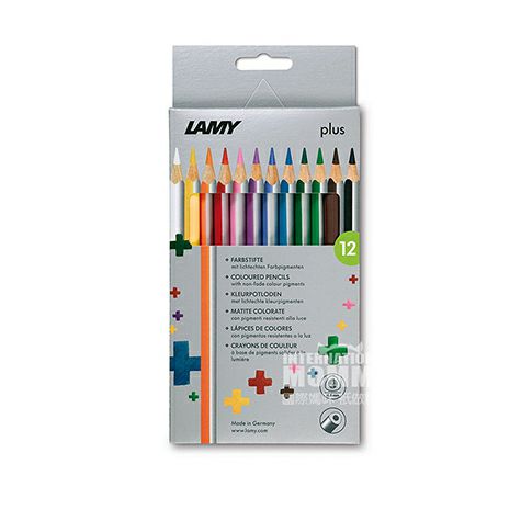 LAMY 德國淩美盒裝12色彩色鉛筆 海外本土原版