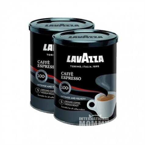 LAVAZZA 義大利樂維薩意式濃縮咖啡粉罐裝*2 海外本土原版