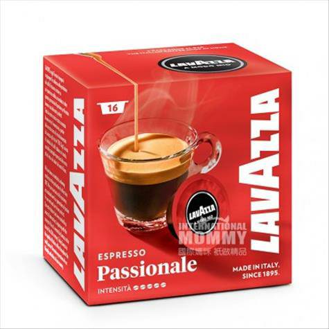 LAVAZZA 義大利樂維薩紅色熱情膠囊咖啡盒裝*2 海外本土原版