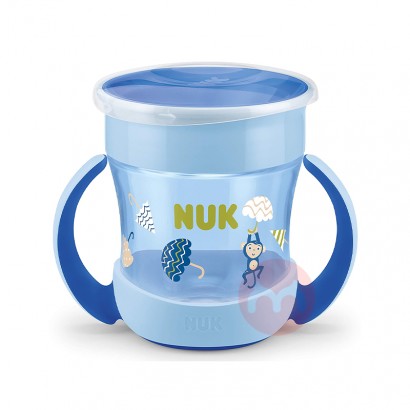 NUK 德國NUK硅膠防漏學習杯藍色160ML 海外本土原版