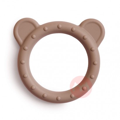 Mushie 丹麥Mushie嬰兒牙膠玩具Bear出牙環 海外本土原版