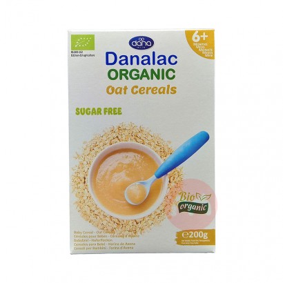 【3件】Danalac 瑞士Danalac6個月以上嬰兒有機無糖燕麥片...
